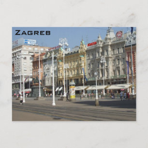 Carte Postale Zagreb