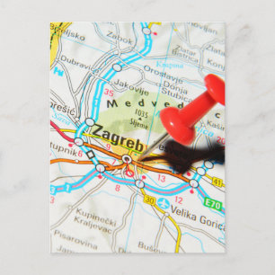 Carte Postale Zagreb, Croatie