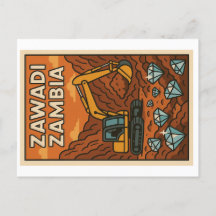 Carte postale - Zawadi Zambie