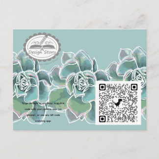 Carte Postale Zazzle invitation card  to new shop