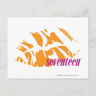 Carte Postale Zebra Orange