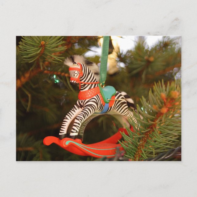Carte Postale Zebra Rocking Horse (Devant)