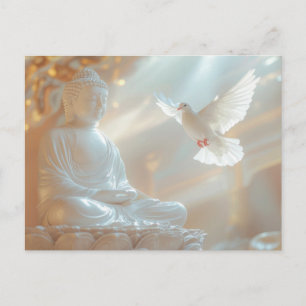 CARTE POSTALE ZEN - BOUDDHISME - MÉDITATION