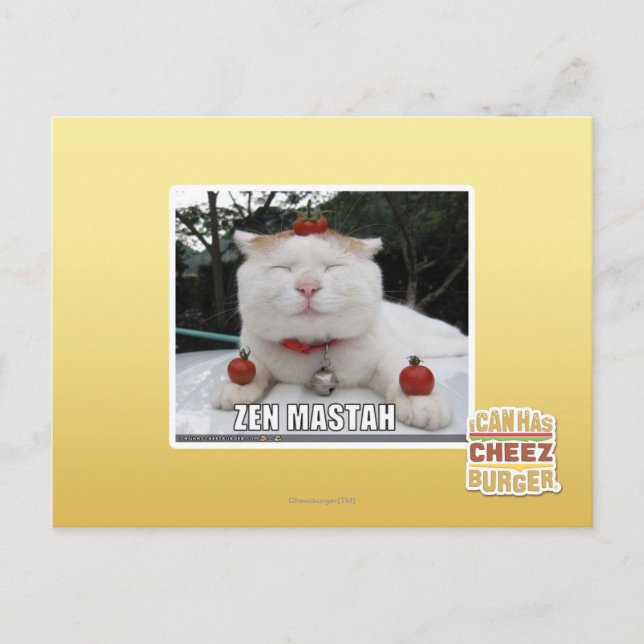 Carte Postale Zen Mastah (Devant)