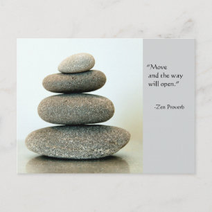 Carte postale Zen Proverbe