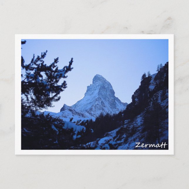 carte postale zermatt (Devant)