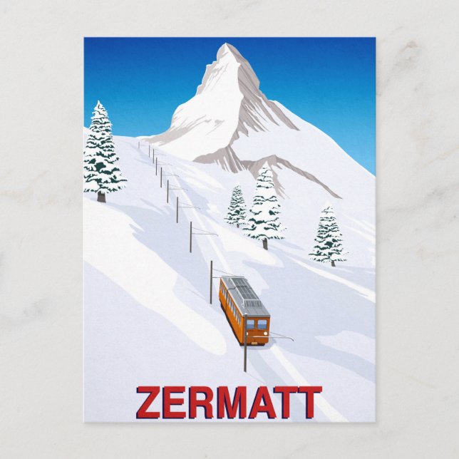 Carte Postale Zermatt (Devant)