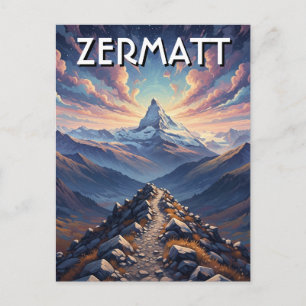 Carte Postale Zermatt Suisse Matterhorn