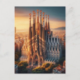 Carte Postale zESa13 BARCELONE Basilique Sagrada Familia,