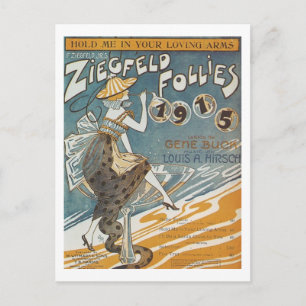 Carte Postale Ziegfled Follies 1915 Tenez-moi dans vos bras aimé
