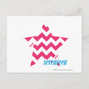 Carte Postale ZigZag Magenta 2