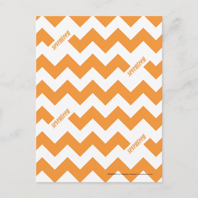 Carte Postale ZigZag Orange (Devant)