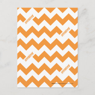 Carte Postale ZigZag Orange