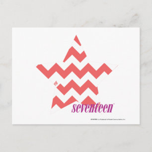 Carte Postale ZigZag rose 4