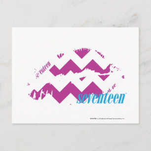 Carte Postale ZigZag violet