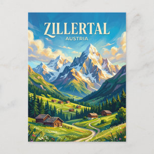 Carte Postale Zillertal Autriche
