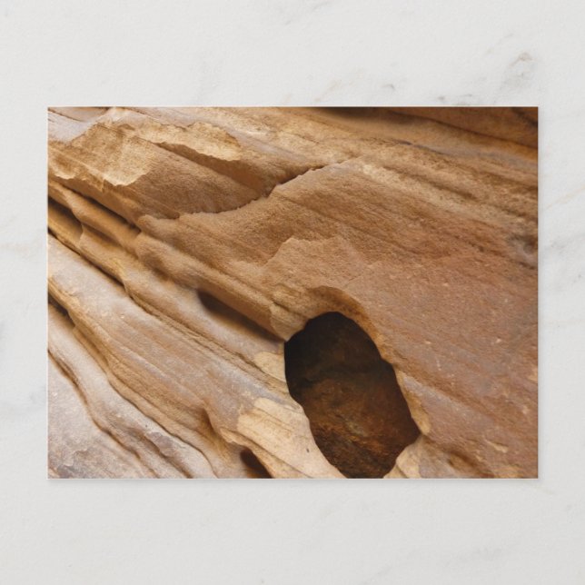 Carte Postale Zion Canyon Mur I Abstrait Nature Photographie (Devant)