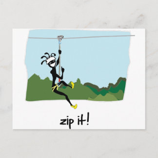 Carte Postale "Zip It !"