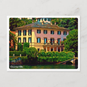 Carte Postale zLMD116 CLOONEY-VILLA Laglio Lake Como,