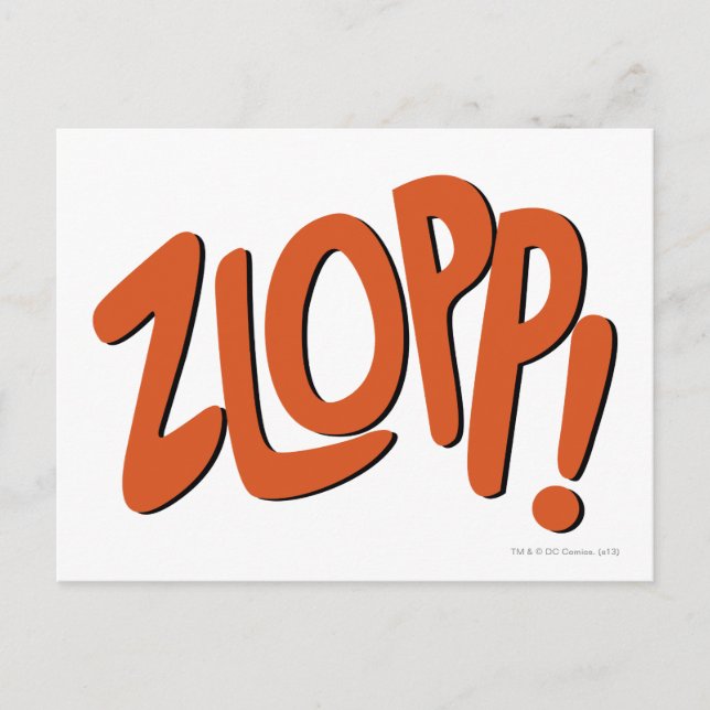 CARTE POSTALE ZLOPP ! (Devant)