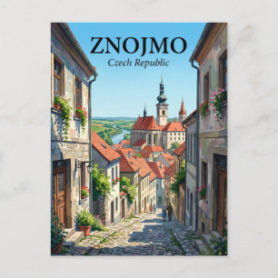 Carte Postale Znojmo République tchèque