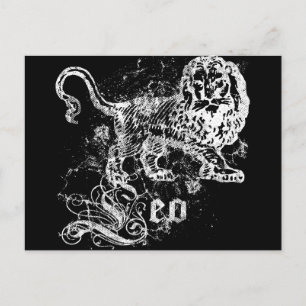 Carte Postale Zodiac Leo