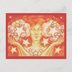 Carte postale Zodiac Libra