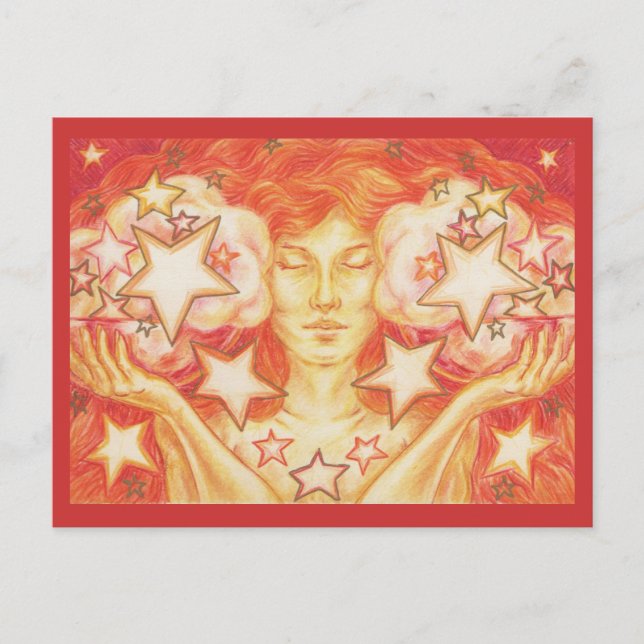 Carte postale Zodiac Libra (Devant)