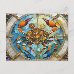 Carte Postale Zodiaque - Cancer Le Crabe
