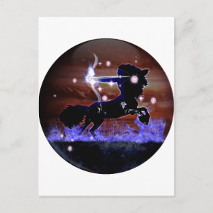 Carte Postale Zodiaque de donjon d'artisanat - Sagittarius