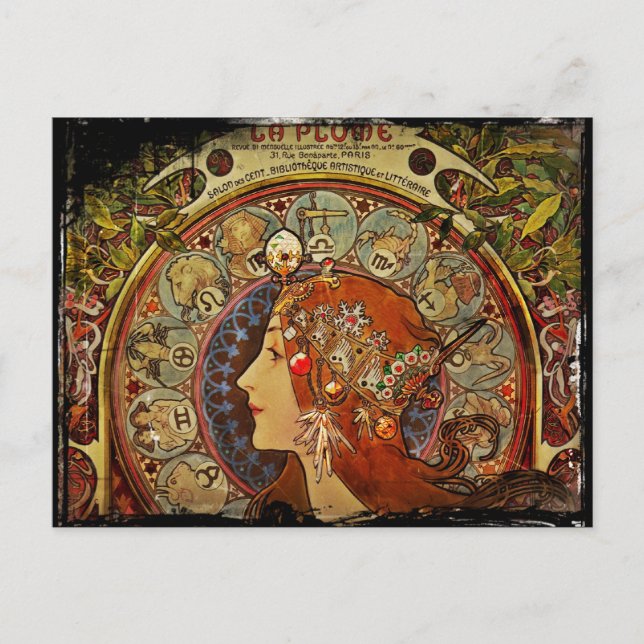 Carte Postale Zodiaque Woman (Devant)