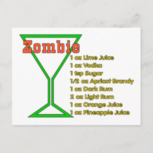 Carte Postale Zombie