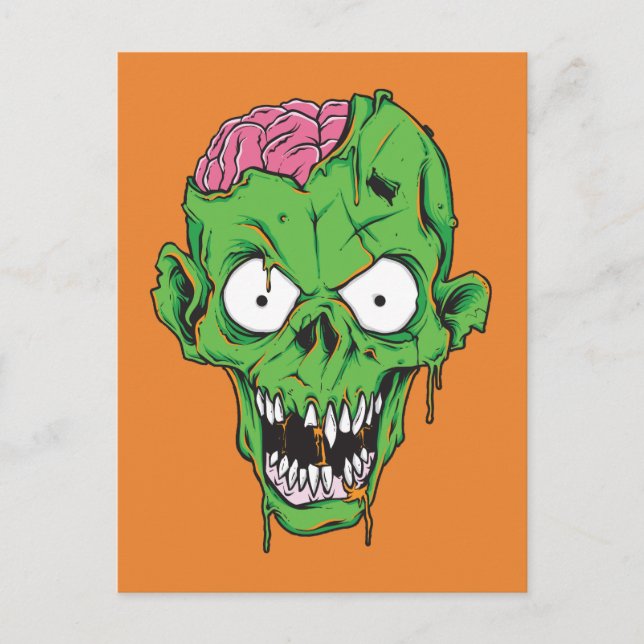 Carte postale Zombie (Devant)