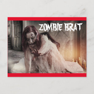 Carte Postale Zombie Brat