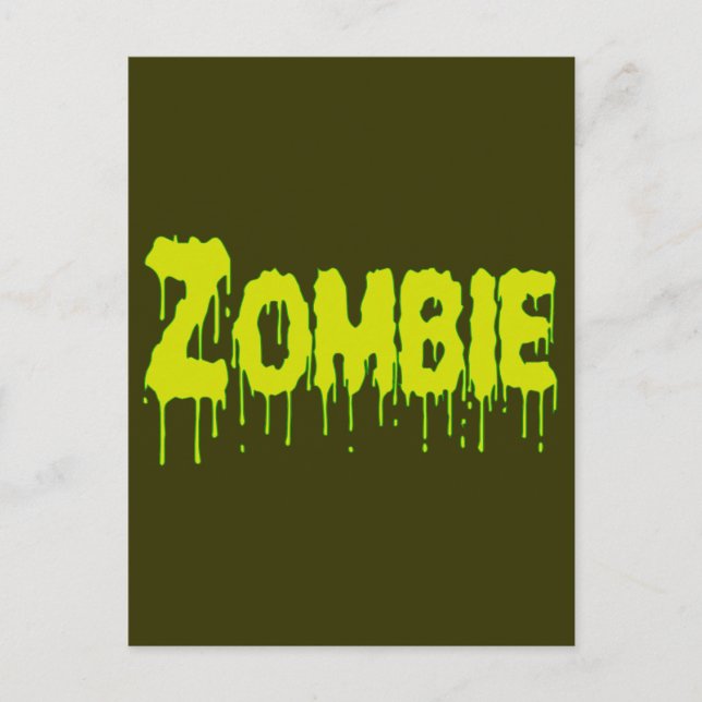 Carte Postale Zombie Drip (Devant)