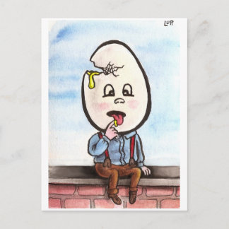 Carte postale Zombie Dumpty