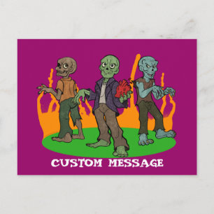 Carte Postale Zombie Love