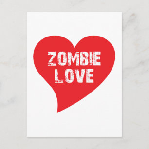 Carte Postale Zombie Love