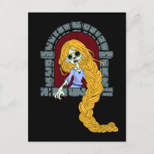 Carte Postale Zombie Rapunzel