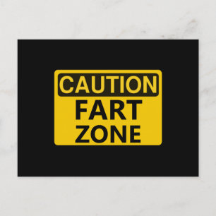 Carte Postale Zone de démarrage de mise en garde