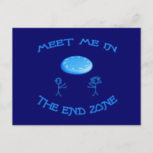 Carte Postale Zone de fin Frisbee