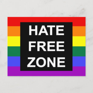 Carte Postale Zone franche de haine