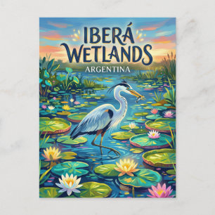 Carte Postale Zones humides d'Iberá Argentine