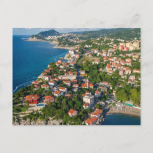 Carte Postale Zonguldak, Vue aérienne, Côte turque de la mer Noi