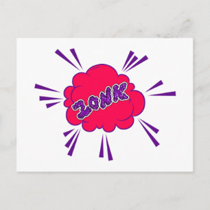 Carte Postale Zonk Comic