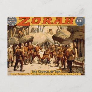 Carte Postale Zorah, Théâtre Vintage du Conseil des Dix