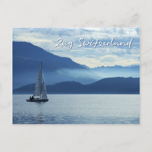 Carte Postale Zoug, Suisse