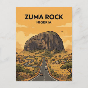 Carte Postale Zuma Rock, Madalla, Niger