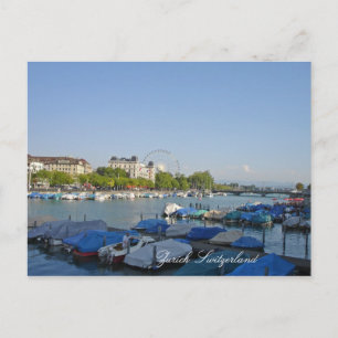 Carte Postale Zurich Suisse