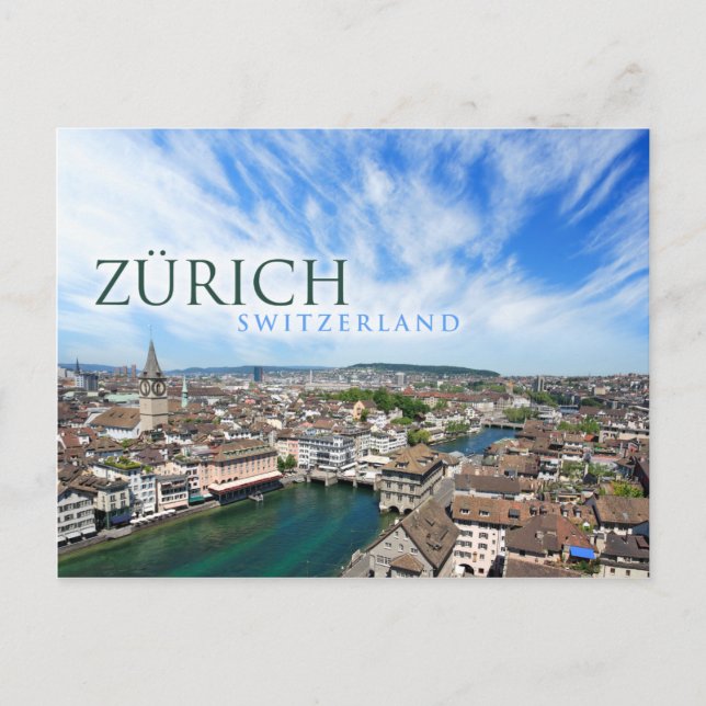 Carte Postale Zurich Suisse (Devant)